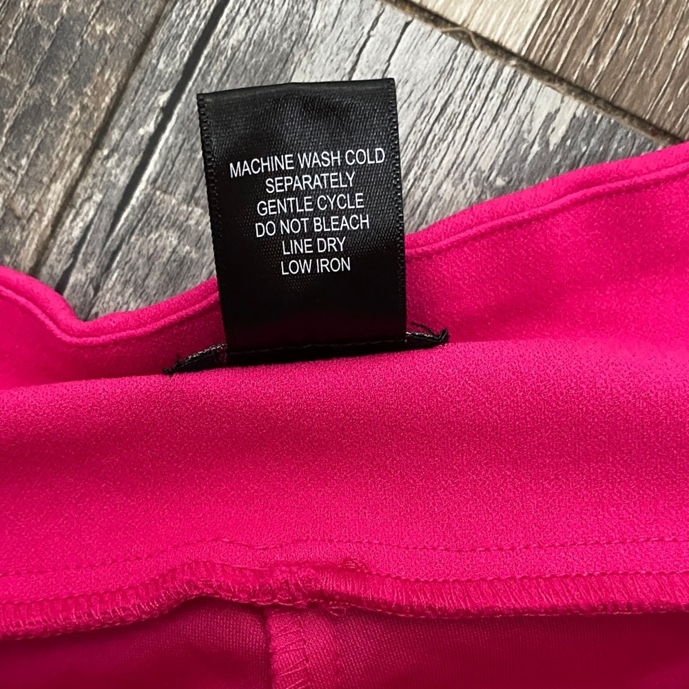 Soho Apparel Vibrant Pink Women's Trousers - Picture 8 of 12